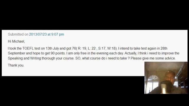 Online TOEFL Course Comments to Coca Cola: "I need to go from 76 to 90 in 2 months." смотреть онлайн