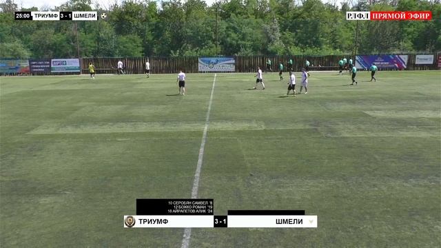 ТРИУМФ - ШМЕЛИ | ПРЯМАЯ ТРАНСЛЯЦИЯ МАТЧА | XI ТУР ЧЕМПИОНАТА РЛФЛ (8X8) 2023 смотреть онлайн