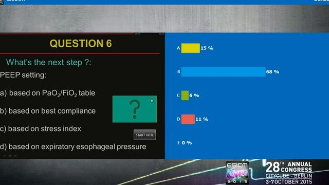 ! HOW DO I MANAGE PEEP SETTING IN ARDS TABLES VS PHYSIOLOGICAL RESPONSE Paolo Pelosi 2015