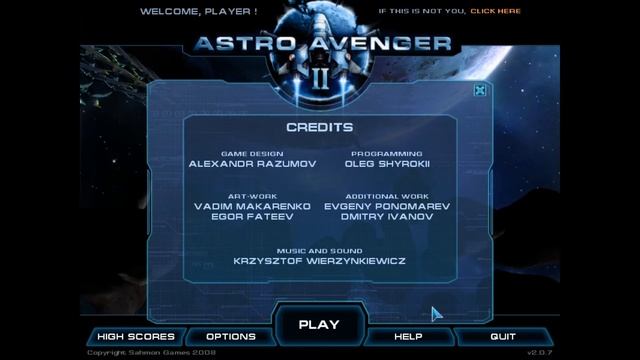Astro Avenger II (Credits) (Windows) смотреть онлайн