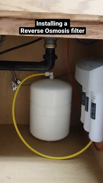 Installing A Reverse Osmosis (R.O.) Filter