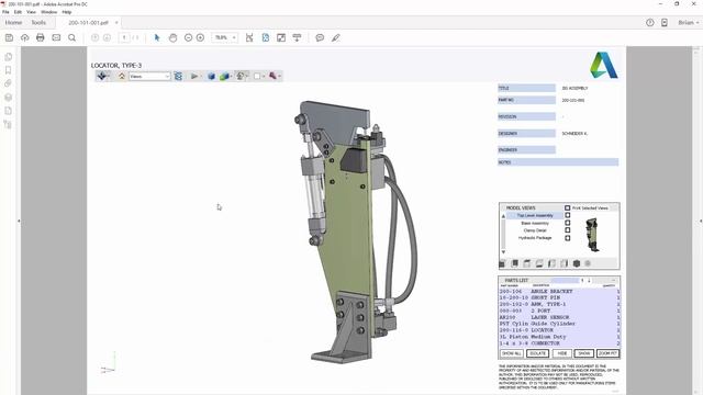 Inventor 2017 - 3D PDF Export смотреть онлайн