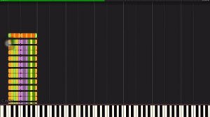 [Noise Challenge / Art MIDI] Tetris blocks 2 - Legit run in synthesia