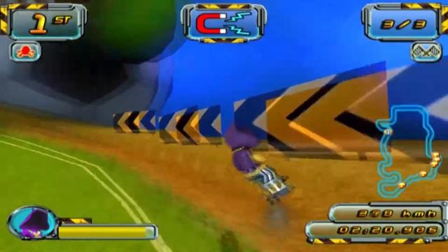 PS2 Crazy Frog Racer 2 Football Stadium Gameplay смотреть онлайн