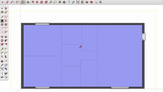 Sketchup Architectural Floor Plan Tutorial смотреть онлайн