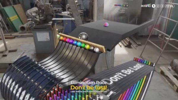 Гонка шариков на выбывание  - это ГРАНДИОЗНО