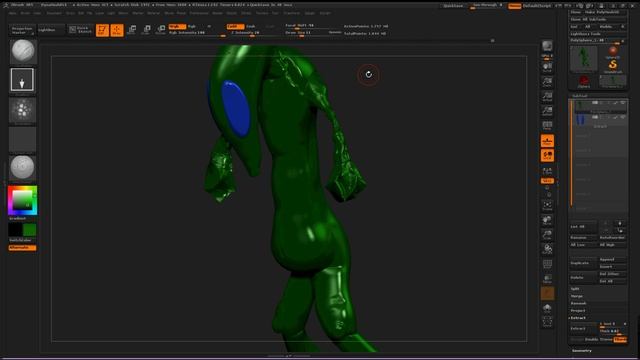Zbrush4R5 Quick Save смотреть онлайн