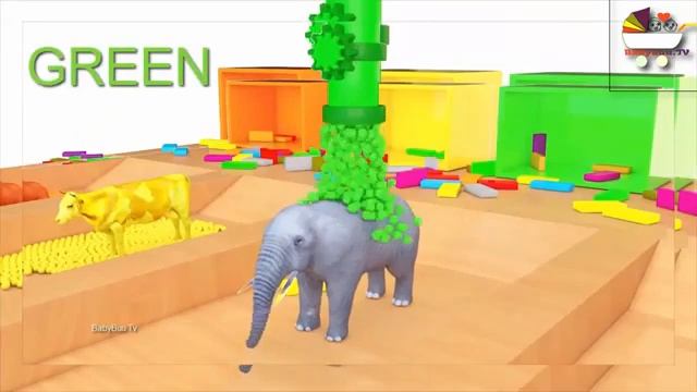 LEARN COLORS with GORILLA and more | COLORFUL for KIDS and BABIES смотреть онлайн