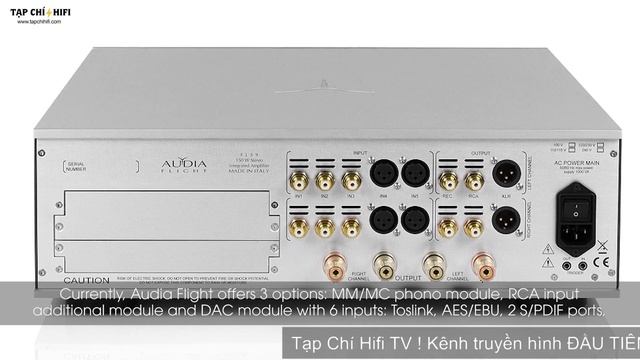 Ampli Tích Hợp Audia Flight FLS9 | TapChiHiFi TV 231