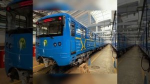 Поезда метро Киева / Kyiv metro trains