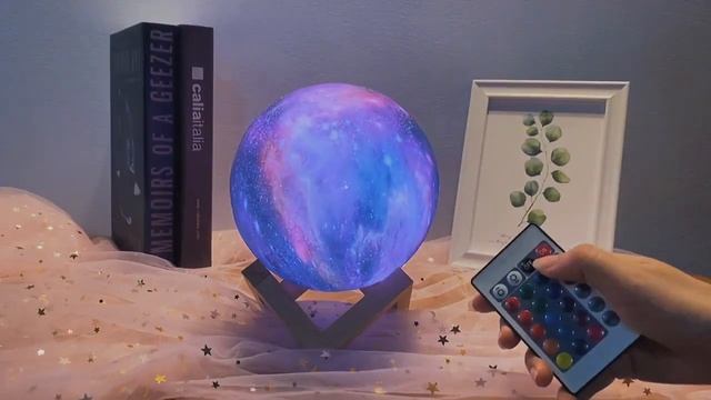 Ночник с 3D принтом в виде звезды