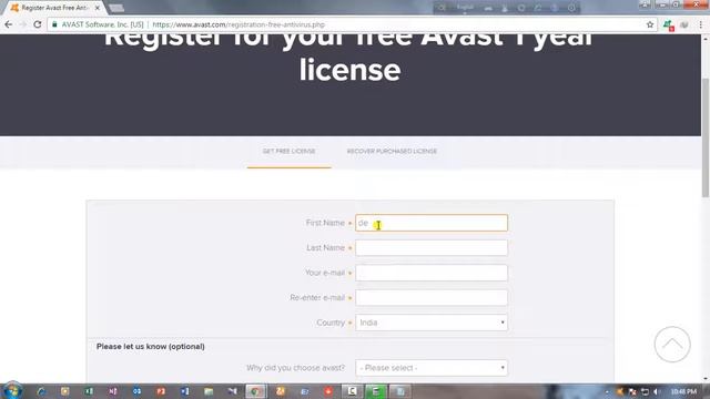avast antivirus registration online free смотреть онлайн