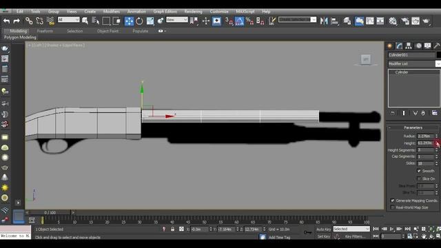 Modeling shotgun 3ds max tutorial part - 1 смотреть онлайн