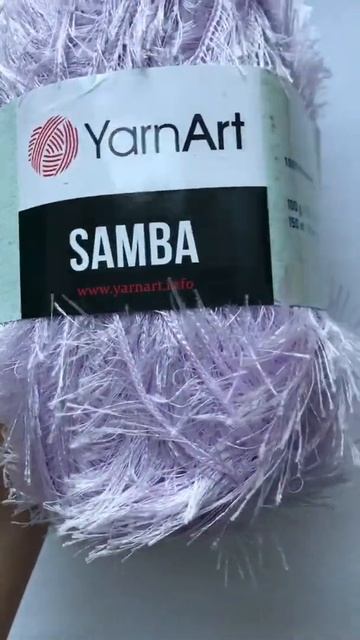 Подробный обзор демисезонной пряжи YarnArt Samba №06 Нежная сирень смотреть онлайн