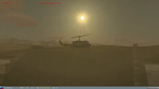 DCS World. Тренировки на UH-1H