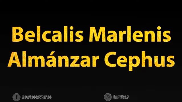 How To Pronounce Belcalis Marlenis Almanzar Cephus смотреть онлайн