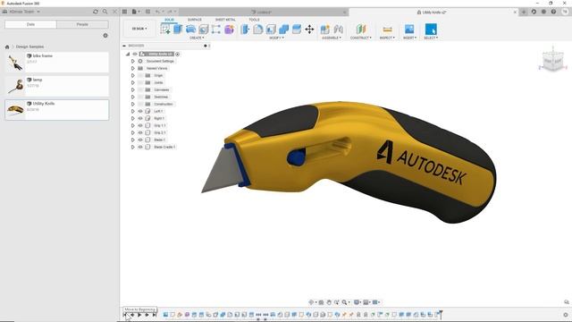 Fusion 360 - How To Investigate Another Design (Using The Timeline) смотреть онлайн