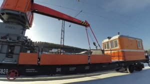 Путеремонтная летучка ПРЛ-4 №083 от РЖД - Железная дорога в Сибири