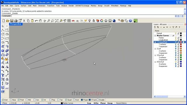 Tutorial 1 Developable Hull Shapes in Rhino3d смотреть онлайн