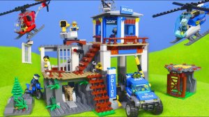 Для детей LEGO Новый полицейский участок и игрушечные машинки