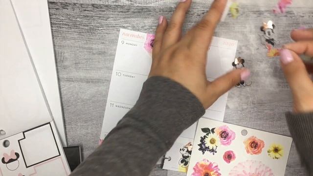 PLAN WITH ME | SKINNY MINI Happy Planner | Minnie & Florals | November 9-15, 2020 смотреть онлайн