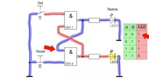 [электроника] Триггер на Микросхеме К155ЛА3! Принцип работы и тестирование!