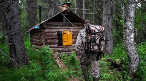 ЖИВУ В ТАЁЖНОЙ ИЗБЕ. КРЫША ТЕЧЁТ. НОВАЯ ПЕЧЬ ДЛЯ ИЗБЫ.