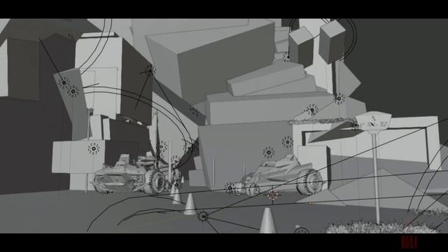 3d night city by blender 2.8 |#Blender смотреть онлайн