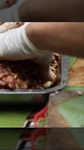 Grilled Thai Food With Seafood Sauce Fresh Market Food, Beef, Squid, Cockles