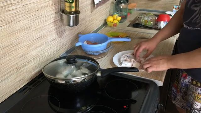 Жареная рыба с картошкой 👍