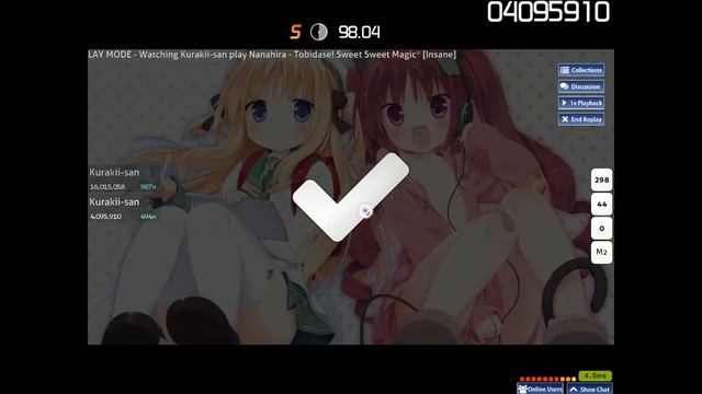 108pp Nanahira - Tobidase! Sweet Sweet Magic* [Insane] (97.85%) смотреть онлайн