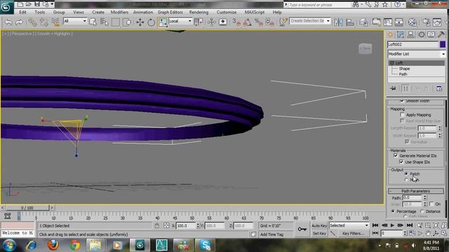 3D Max 2012 Loft & Bevel Profile смотреть онлайн