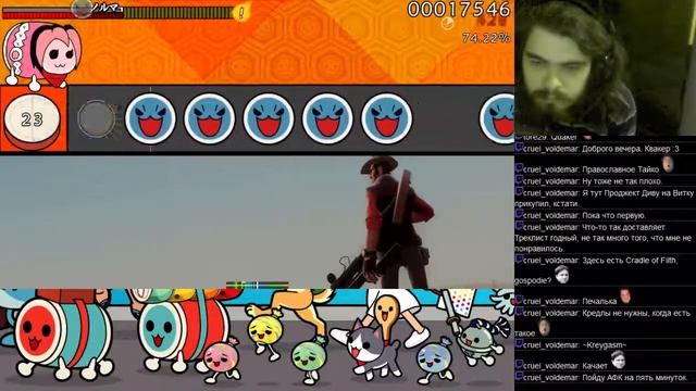 [RUS/ENG] Osu!taiko смотреть онлайн
