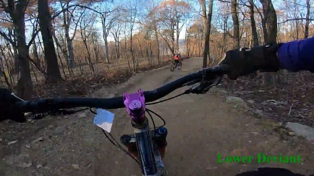 Mountain Creek trying Upper Dominion, chasing friend on 2021 Nukeproof Mega on a Scout hardtail. смотреть онлайн
