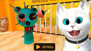 РОБЛОКС ПОБЕГ ИЗ ТЮРЬМЫ ОТ ХОРРОР СПРУНКИ EXE КОТЕНОК КРОНОС