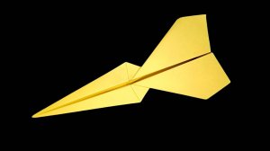 Бумажные самолетики. Как сделать самолет из бумаги. Реактивный истребитель