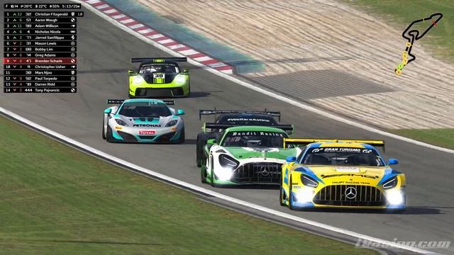 Maxam Season 9 (GT3 Challenge) - Round 8 - Sprint & Reverse Grid - Nürburgring Grand-Prix-Strecke смотреть онлайн