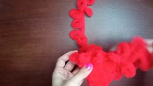 Сердце из Ализе пуффи