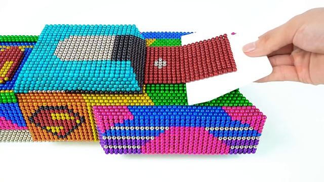 How To Make Superman Car By 60000 Magnetic Balls For Superhero | Magnet Super смотреть онлайн