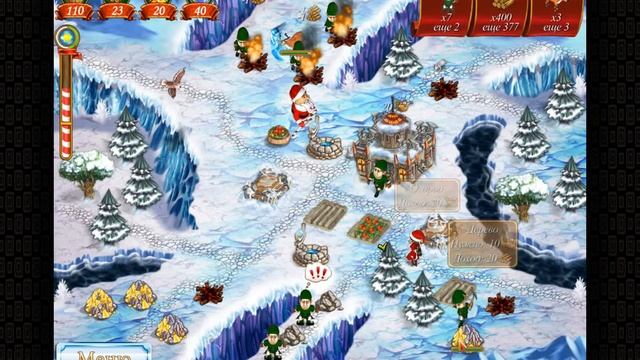Игра "Янки на службе Санта-Клауса". Прохождение 50 уровня на "золото" смотреть онлайн