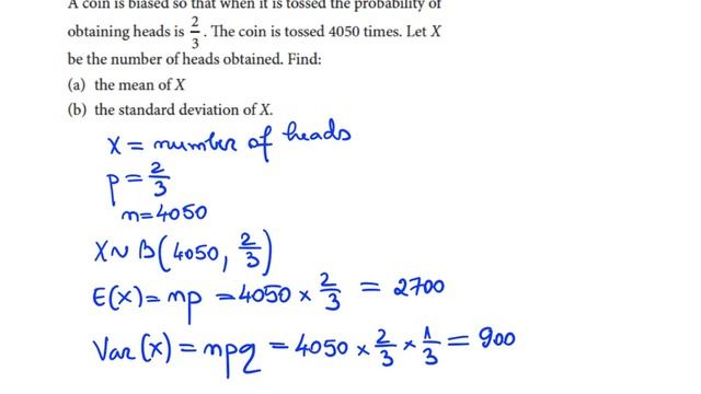 Expected value and variance for a binomial distribution смотреть онлайн