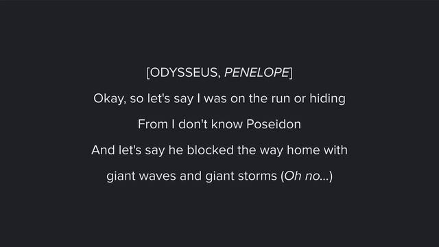 EPIC: The Musical - Suffering (Karaoke)