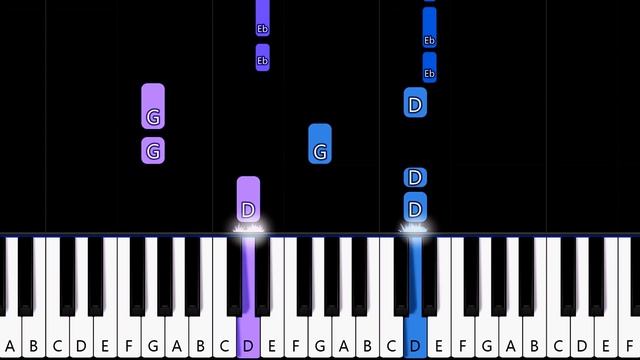 6arelyhuman - Faster N Harder (piano tutorial) смотреть онлайн