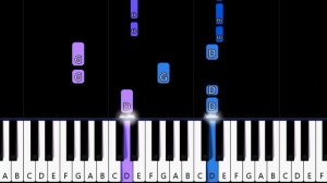 6arelyhuman - Faster N Harder (piano tutorial)