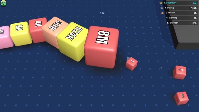 Reached 134 Million this time - Cubes 2048.io смотреть онлайн