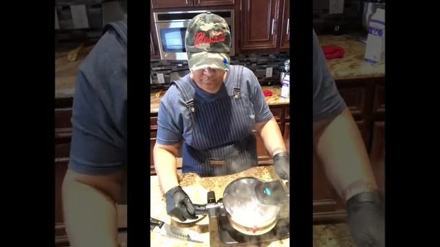 Red Velvet Potato Waffle