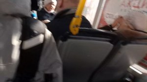 Поездка на 90 автобусе ( Станция метро Дубравная - 9 Микрорайон)