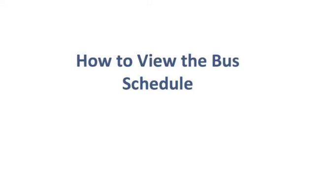 How to View The Bus Schedule Page 4 смотреть онлайн