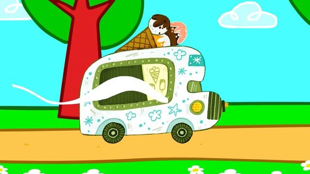 ICE CREAM SONG | Kit and Kate Nursery Rhymes & Kids Songs смотреть онлайн