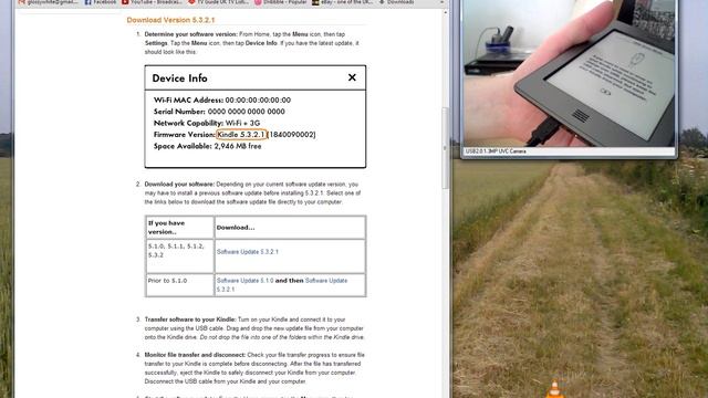 How to update an Amazon Kindle Touch to firmware version 5.3.2.1 смотреть онлайн